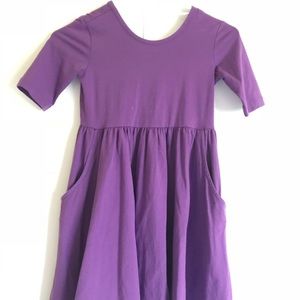 Hanna Andersson Purple Cotton Dress